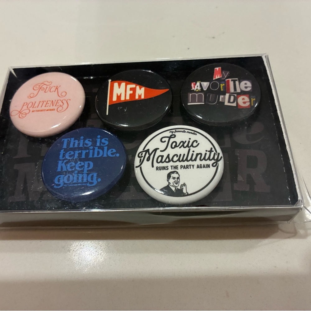 NIB My Favorite Murder magnet set